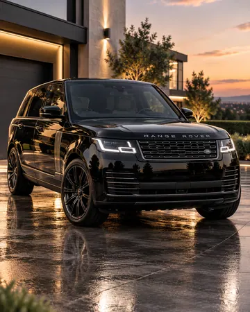Titanium Full detail: polished black SUV with sealed paint